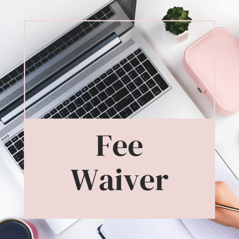 Fee Waiver
