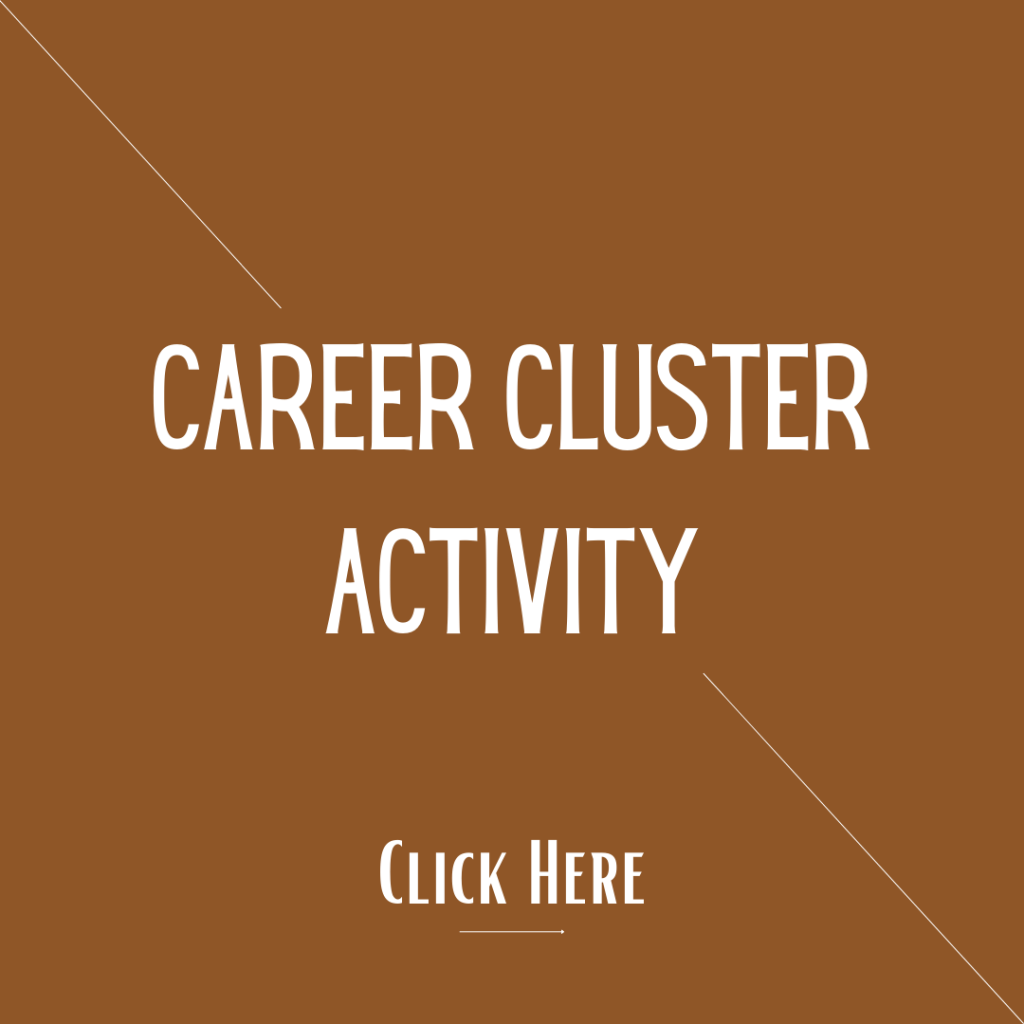 CAREER CLUSTER ACTIVITY