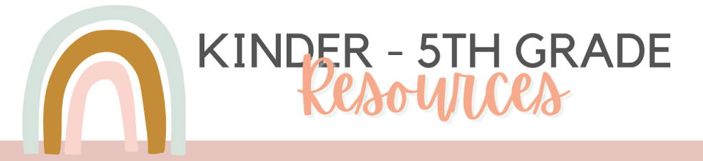 Kinder 5th Grade Resounces